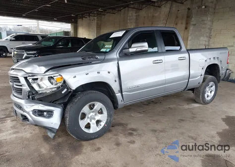 2021 Ram 1500 Big Horn 4X4 6'4 Box from USA, damaged, VIN 1C6SRFBT3MN796588